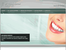 Tablet Screenshot of dentistanamooca.com